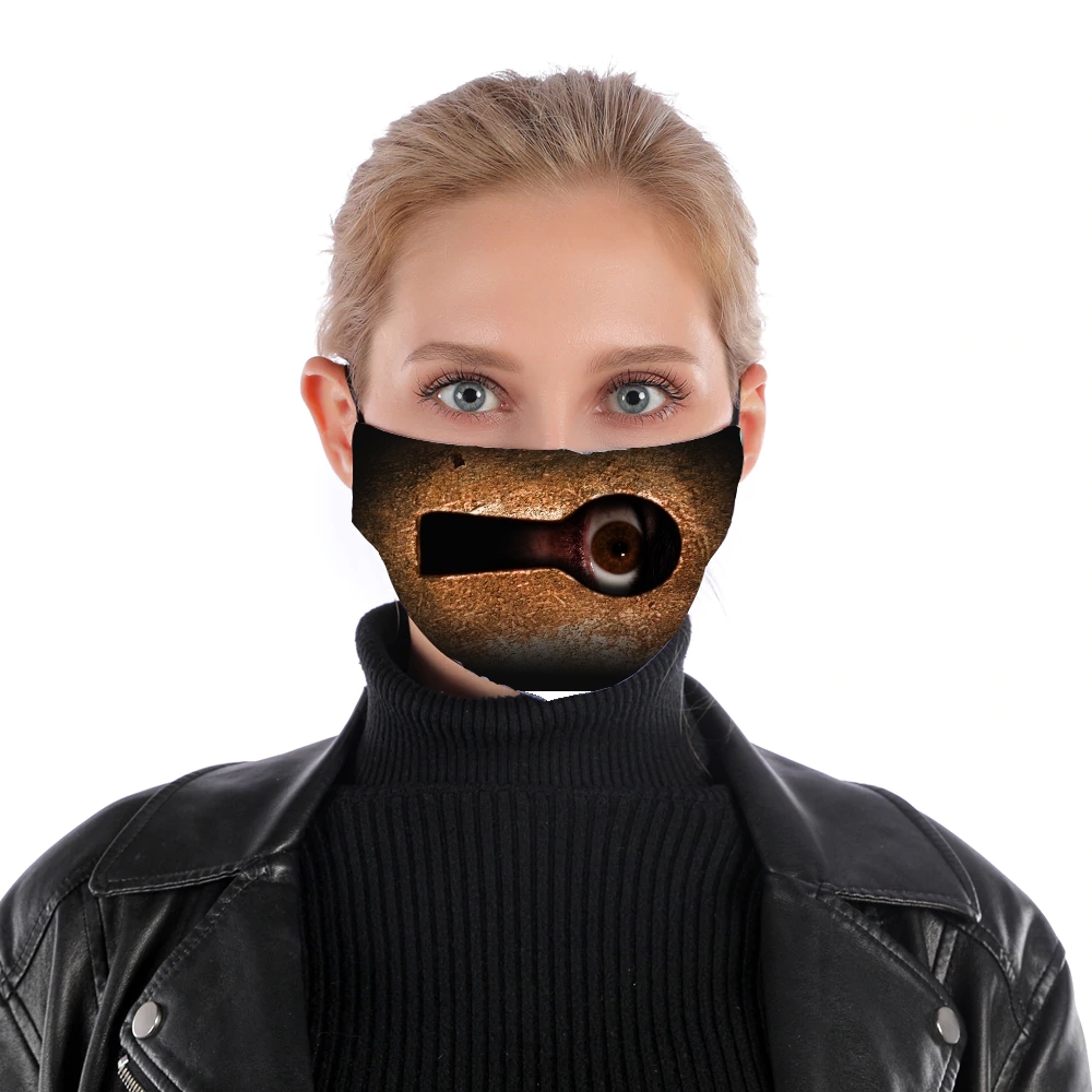  Who is watching you for Nose Mouth Mask