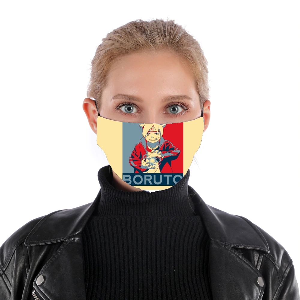  Young ninja propaganda for Nose Mouth Mask