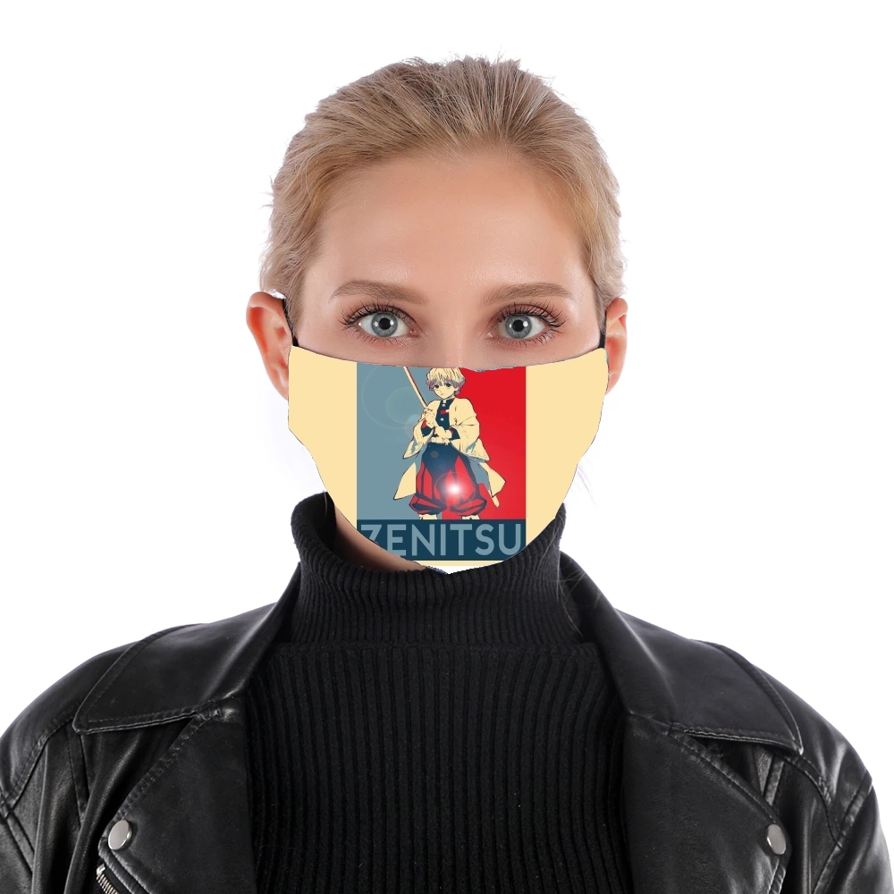  Zenitsu Propaganda for Nose Mouth Mask