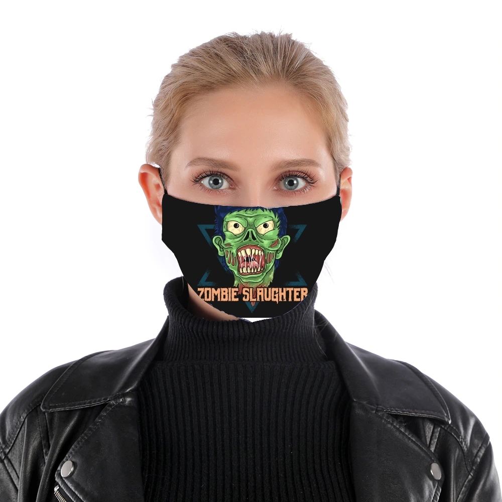  Zombie slaughter illustration for Nose Mouth Mask