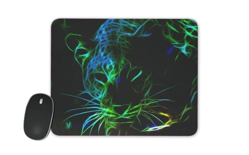  Abstract neon Leopard for Mousepad