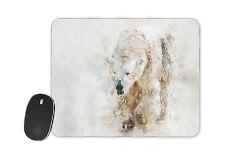  Abstract watercolor polar bear for Mousepad