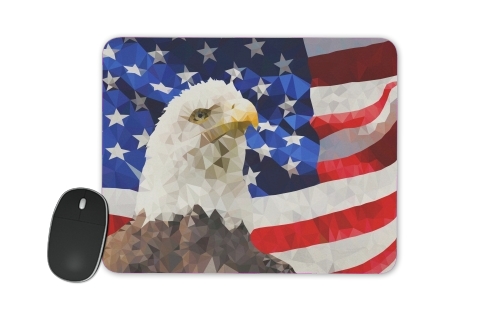  American Eagle and Flag for Mousepad