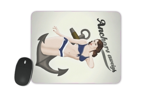 Anchors Aweigh - Classic Pin Up for Mousepad