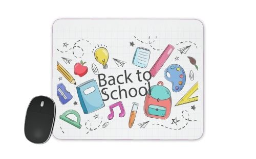  Back to school background drawing for Mousepad