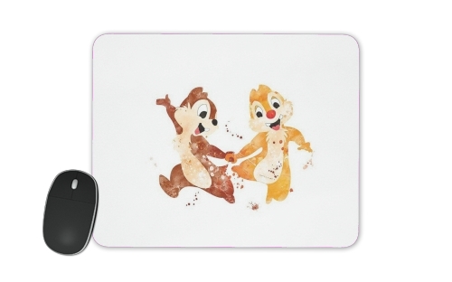  Chip And Dale Watercolor for Mousepad