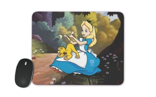  Disney Hangover Alice and Simba for Mousepad