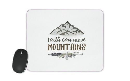  Faith can move montains Matt 17v20 Bible Blessed Art for Mousepad
