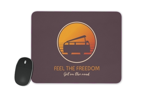  Feel The freedom on the road for Mousepad