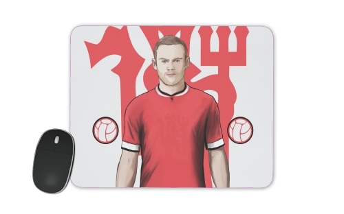  Football Stars: Red Devil Rooney ManU for Mousepad