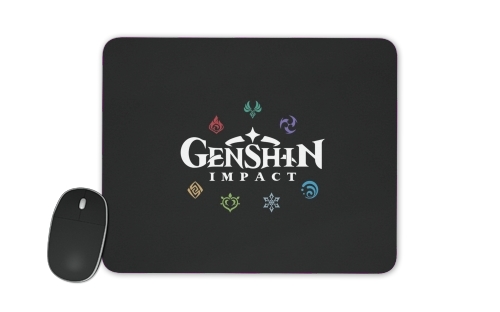  Genshin impact elements for Mousepad