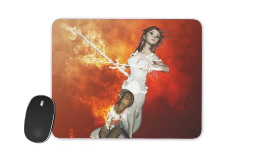  Girl with swords for Mousepad