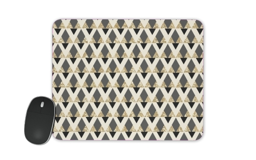  Glitter Triangles in Gold Black And Nude for Mousepad