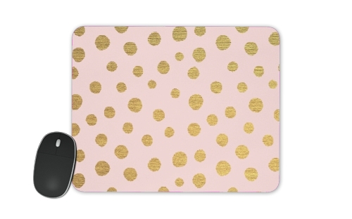  Golden Dots And Pink for Mousepad