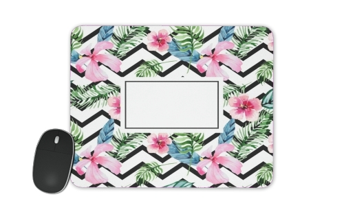  Initial Chevron Flower Name for Mousepad