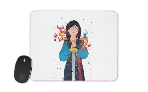  Mulan Princess Watercolor Decor for Mousepad