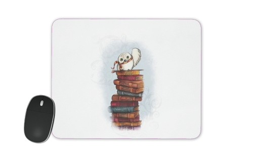  Owl and Books for Mousepad