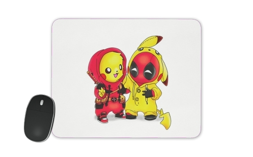  Pikachu x Deadpool for Mousepad