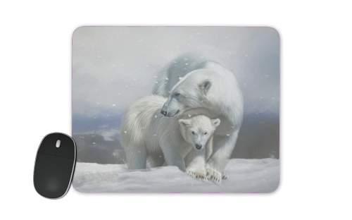  Polar bear family for Mousepad