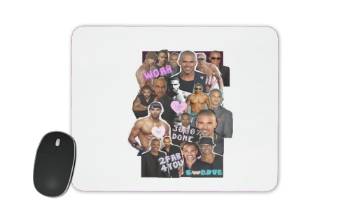  Shemar Moore collage for Mousepad