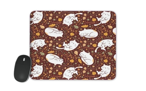  Sleeping cats seamless pattern for Mousepad