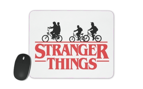  Stranger Things by bike for Mousepad