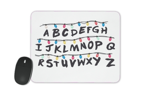  Stranger Things Lampion Alphabet Inspiration for Mousepad