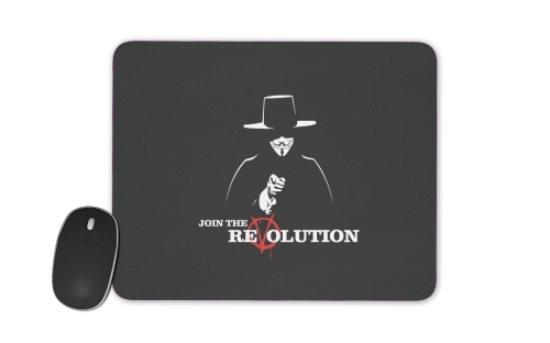  V For Vendetta Join the revolution for Mousepad