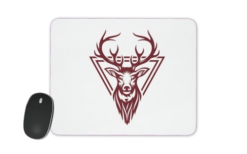  Vintage deer hunter logo for Mousepad