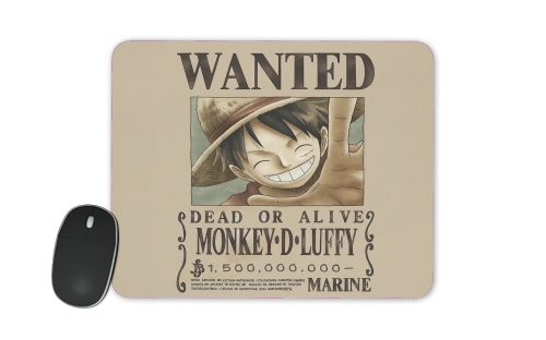  Wanted Luffy Pirate for Mousepad