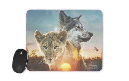  Wolf and Lion for Mousepad