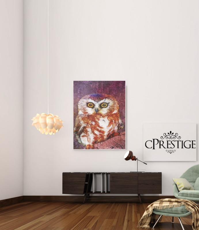 abstract cute owl for Art Print Adhesive 30*40 cm