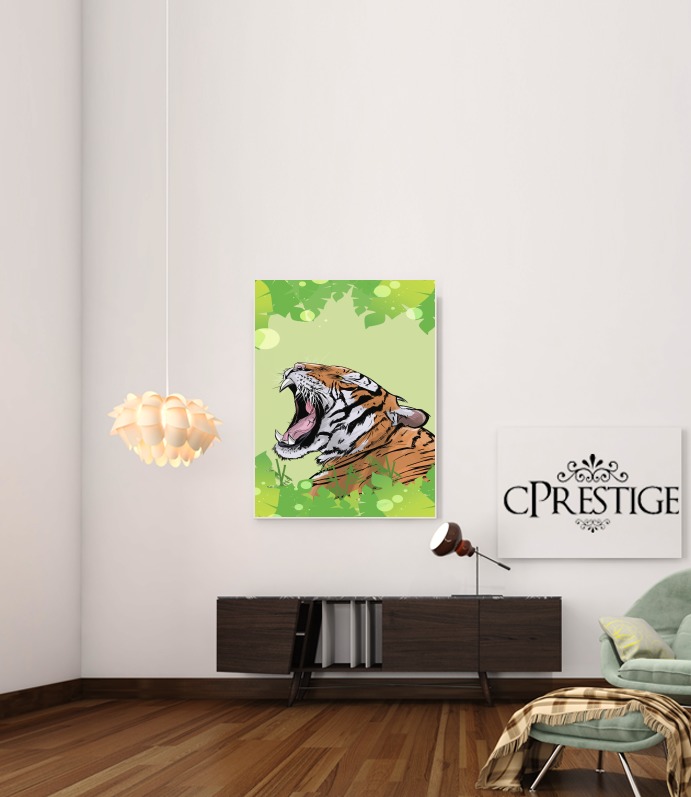  Animals Collection: Tiger  for Art Print Adhesive 30*40 cm