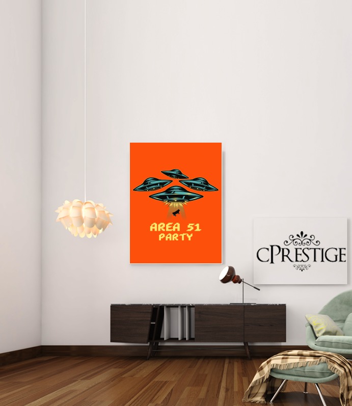  Area 51 Alien Party for Art Print Adhesive 30*40 cm