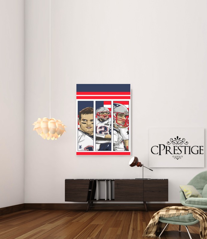  Brady Champion Super Bowl XLIX for Art Print Adhesive 30*40 cm
