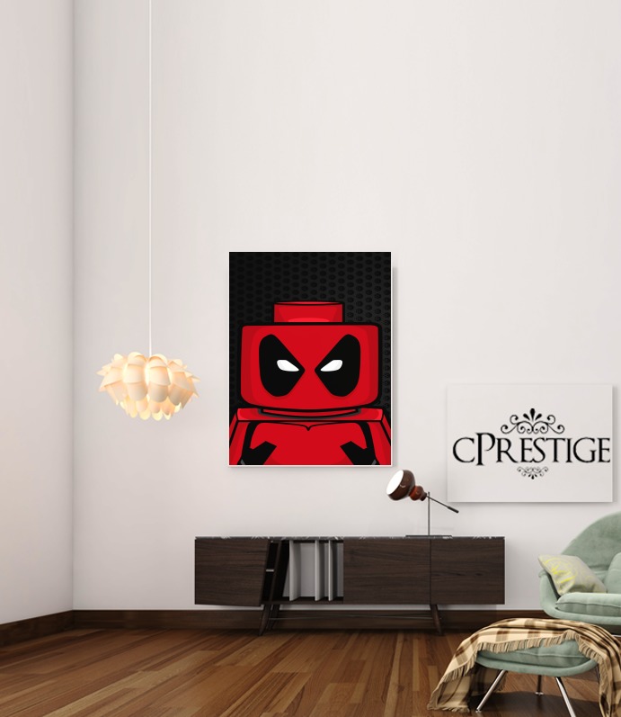  Bricks Deadpool for Art Print Adhesive 30*40 cm