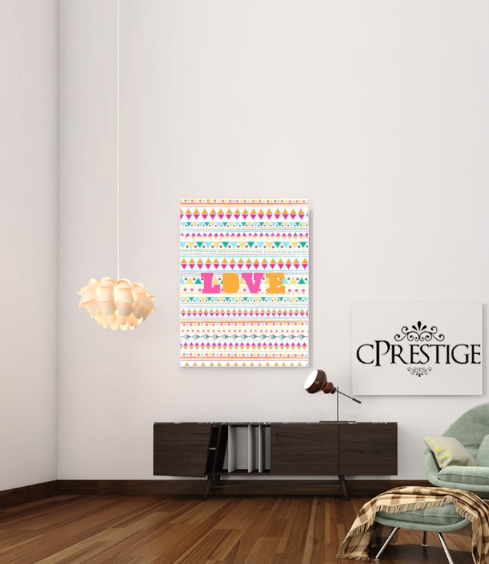  Aztec love candy for Art Print Adhesive 30*40 cm
