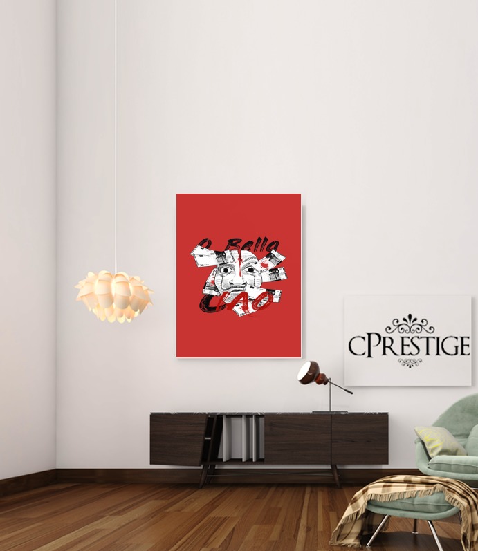  Casa De Papel Bella Ciao Art for Art Print Adhesive 30*40 cm