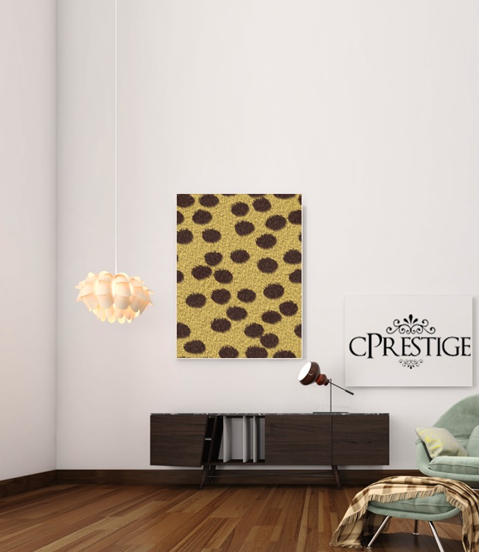  Cheetah Fur for Art Print Adhesive 30*40 cm