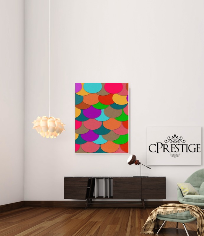  Circles Multicolor for Art Print Adhesive 30*40 cm