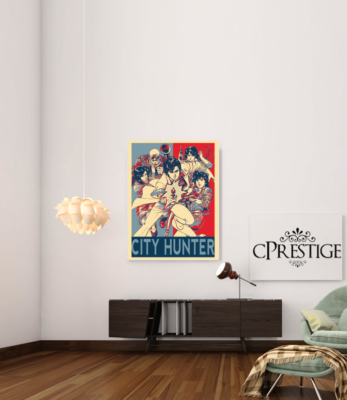  City hunter propaganda for Art Print Adhesive 30*40 cm