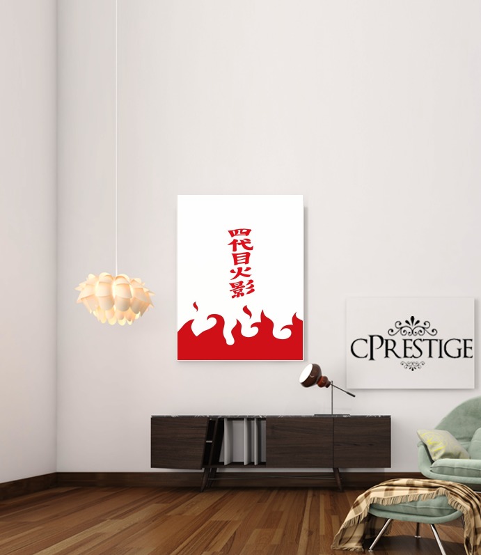  Cloak Uzumaki Family Hokage for Art Print Adhesive 30*40 cm