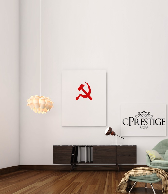  Communist sickle and hammer for Art Print Adhesive 30*40 cm