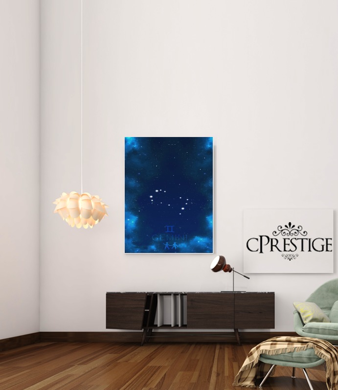  Constellations of the Zodiac: Gemini for Art Print Adhesive 30*40 cm