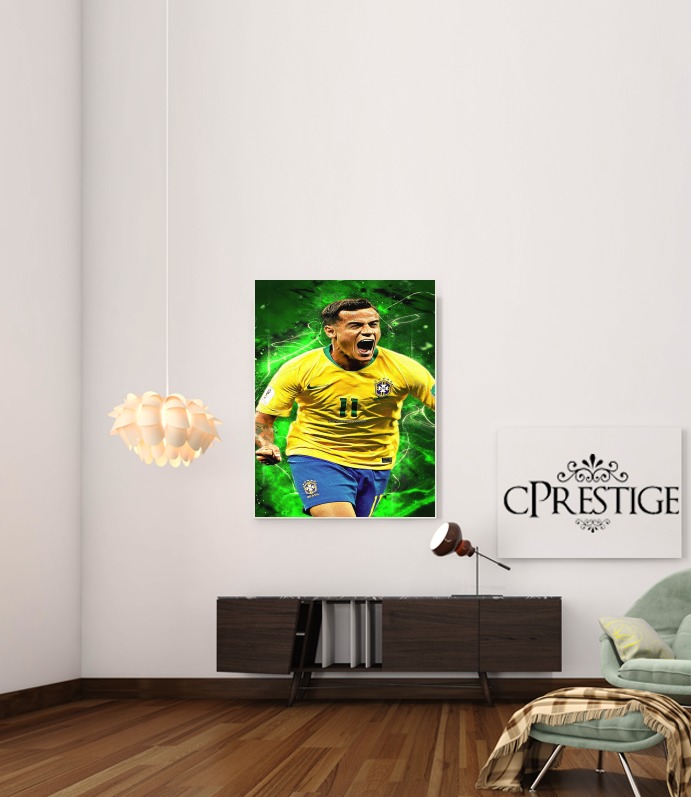  coutinho Football Player Pop Art for Art Print Adhesive 30*40 cm