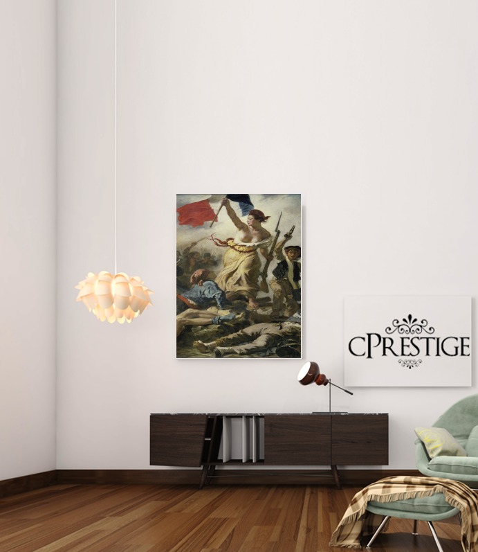  Delacroix La Liberte guidant le peuple for Art Print Adhesive 30*40 cm
