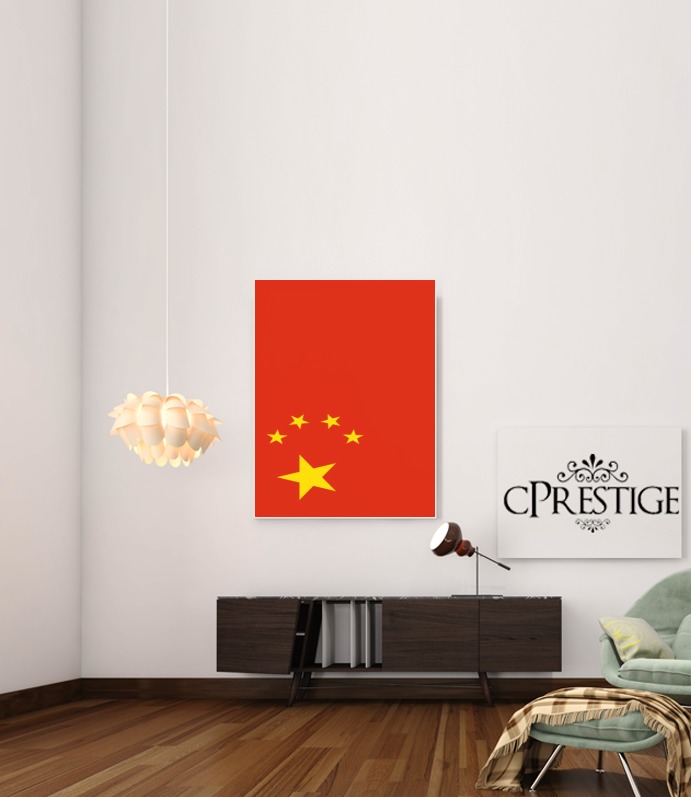  Flag of China for Art Print Adhesive 30*40 cm