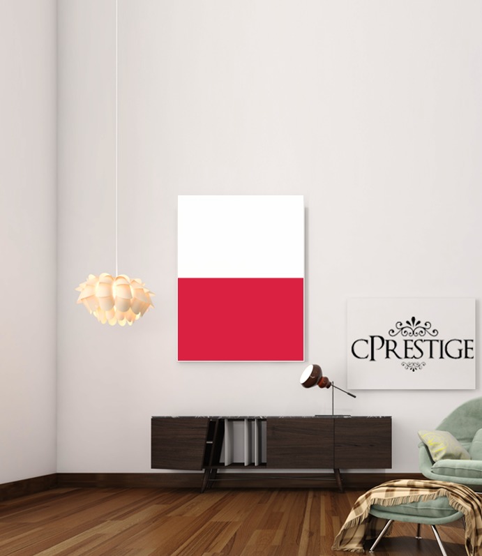  Flag of Poland for Art Print Adhesive 30*40 cm