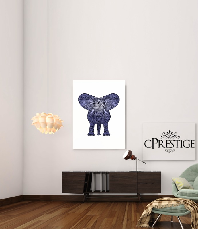  Elephant Blue for Art Print Adhesive 30*40 cm