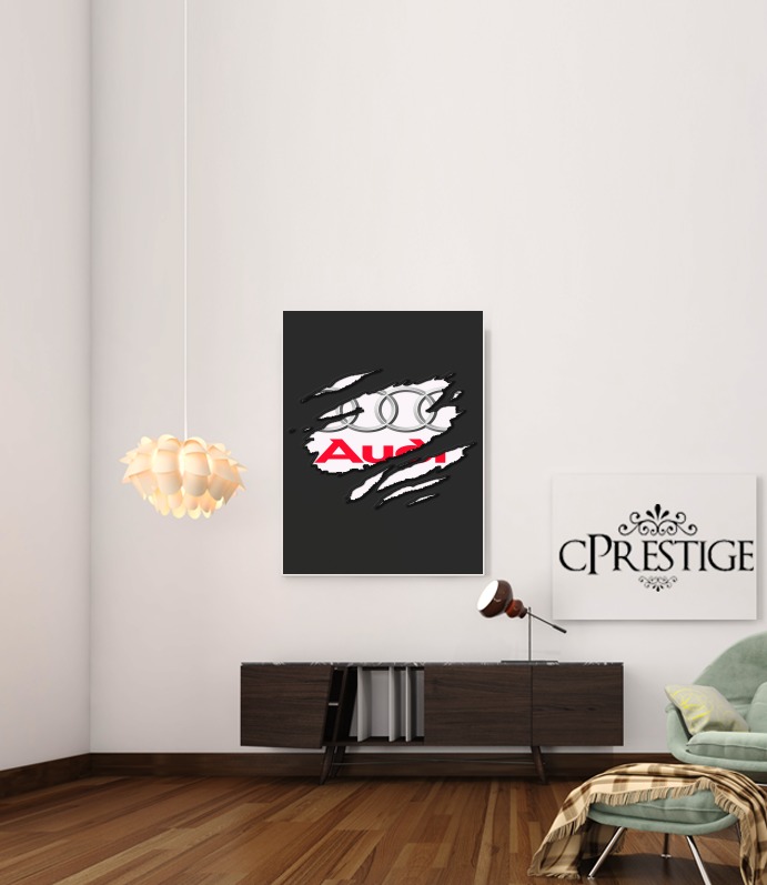  Fan Driver Audi GriffeSport for Art Print Adhesive 30*40 cm